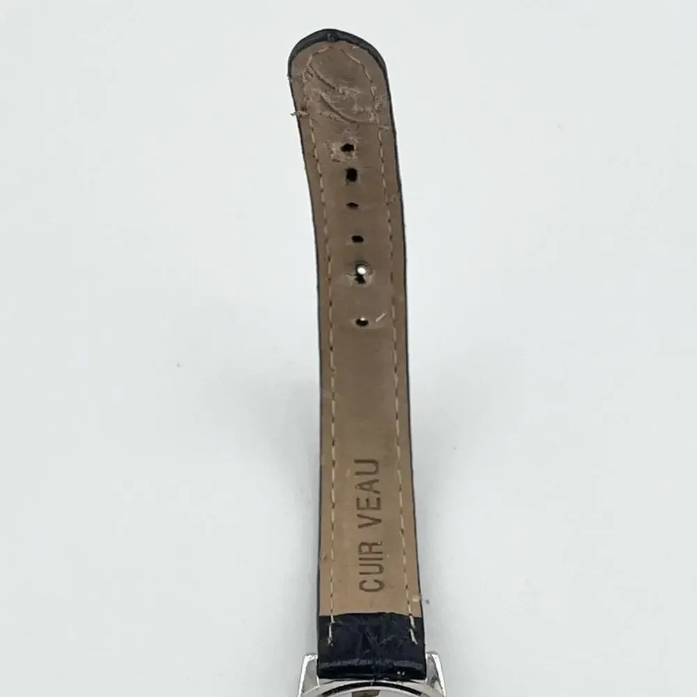 INOTIME vintage leather strap two tone ladies watch needs battery
